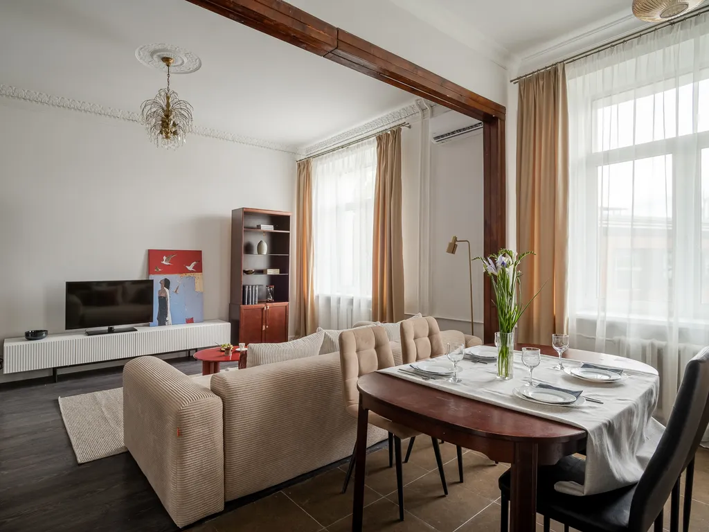 Квартира 3-комнатная квартира Kvart-Hotel метро Киевская — Москва
