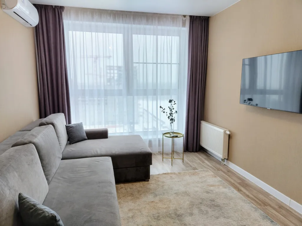 2-х комнатная квартира  с гостиной в квартале в ЖК Новин