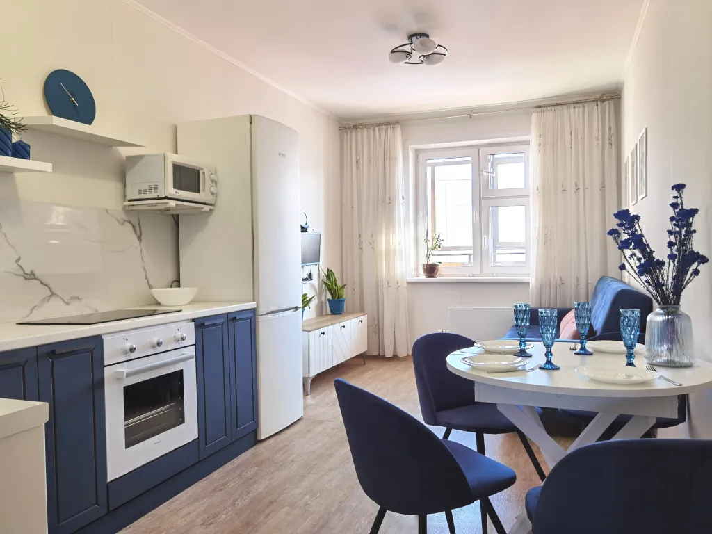 Просторная евродвухкомнатная квартира