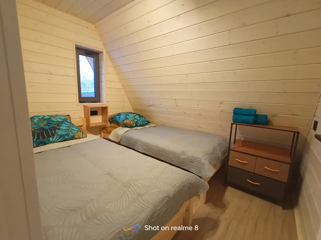 Домик А-фрейм с баней и купелью