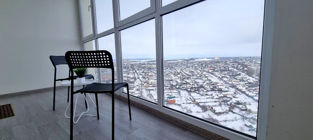 Квартира с панорамным видом на город и Волгу