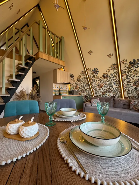 Уютный a-frame дом