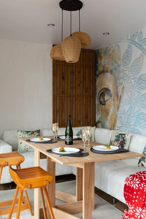 Коттедж Уютный стильный дом в стиле Джапанди — Аннино