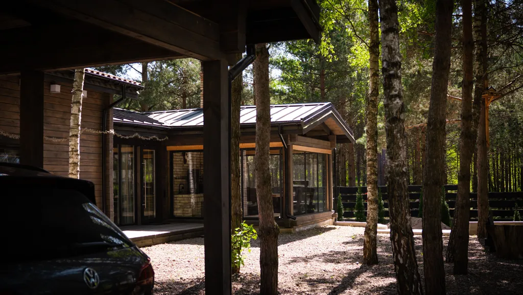 Уникальный домик с баней в лесу и тишине