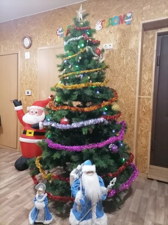 Дом с зоной отдыха на зимние каникулы на природе