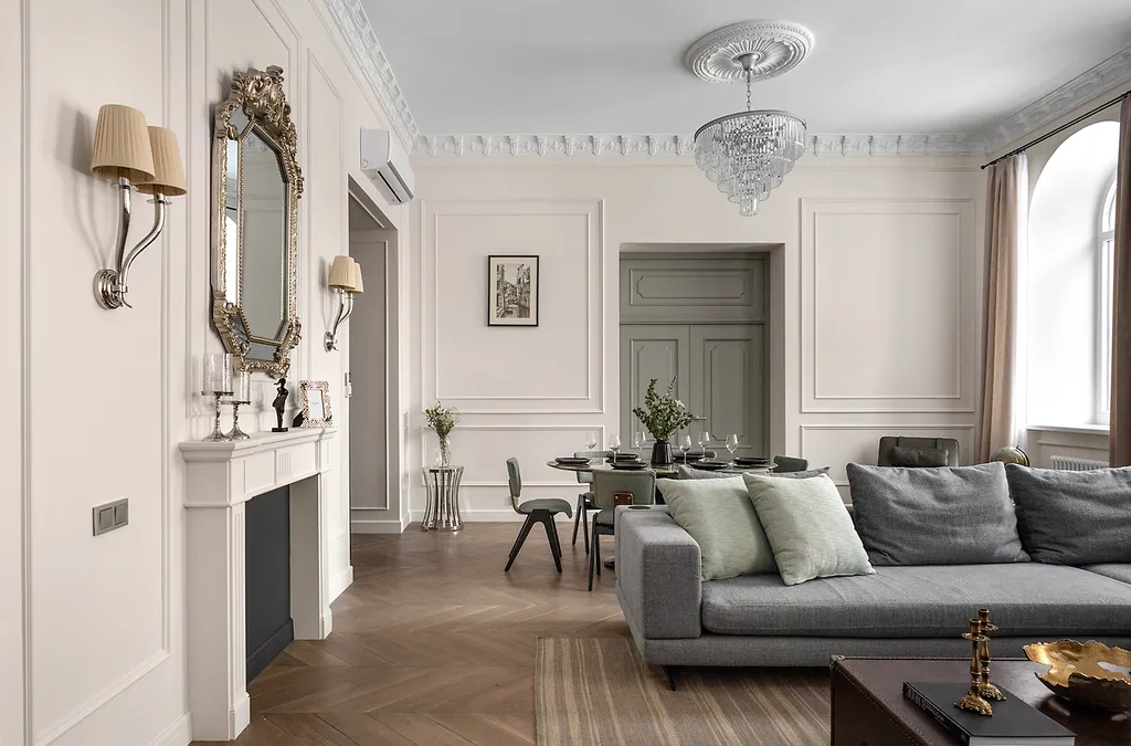 Дизайнеpские апартаменты с балконом