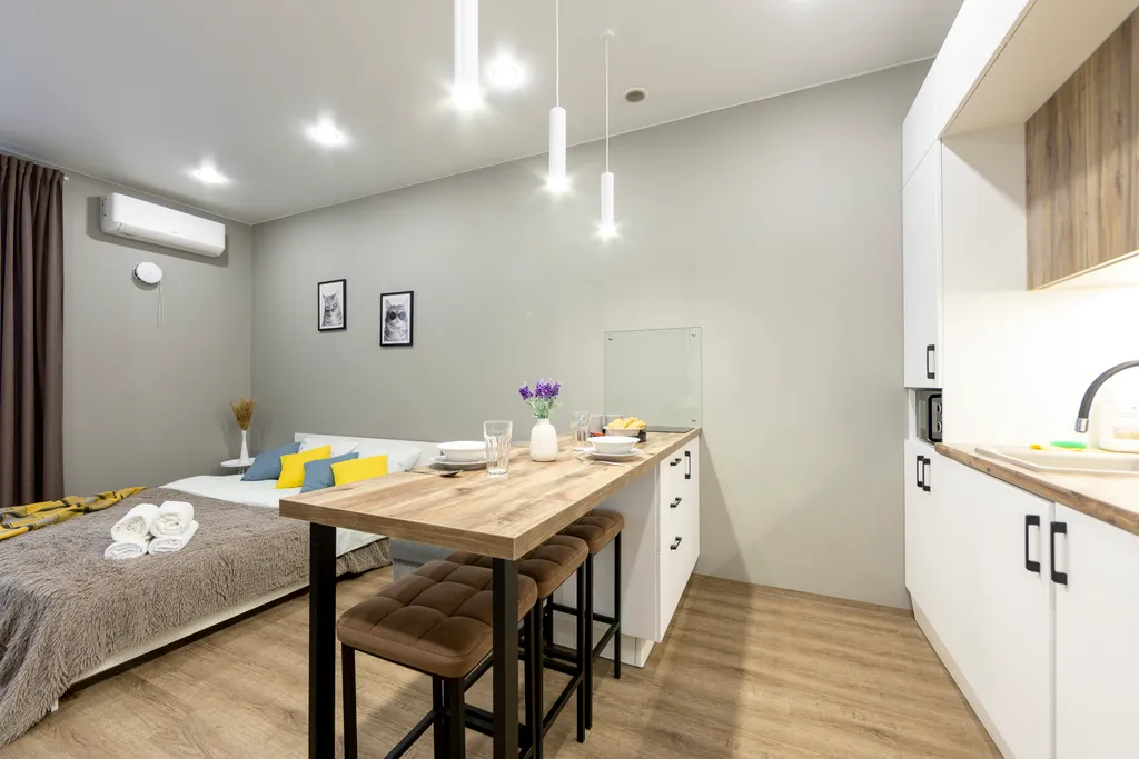 Апартамент у набережной и аквапарка