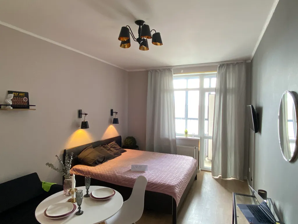 Квартира Квартира Стильный апартамент в комплексе Балтийская Жемчужина — Санкт-Петербург