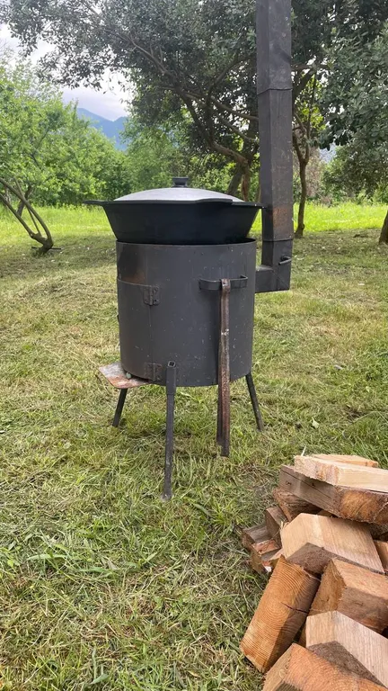 Дом в Абхазии, рядом сероводородные источники, море, река