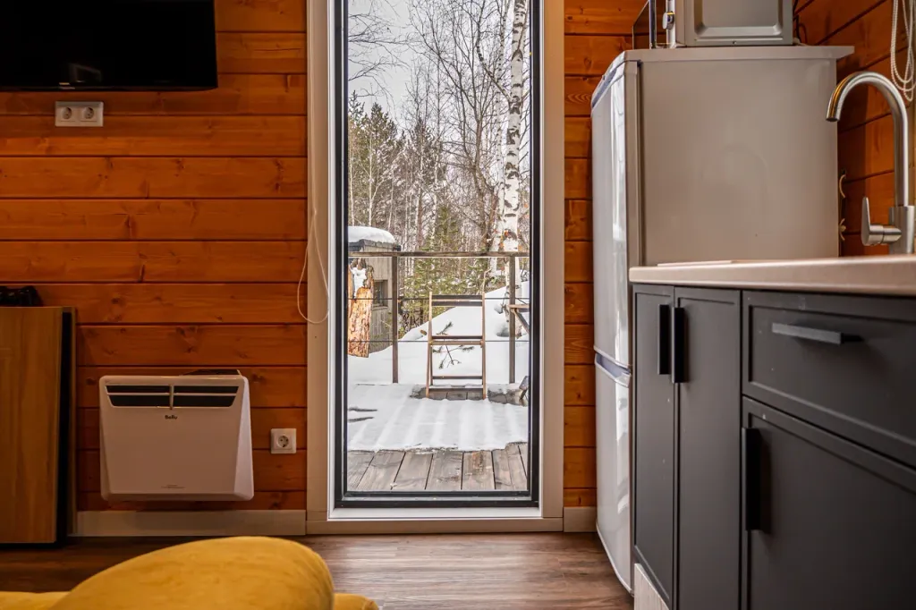 Design-коттедж в горном лесу