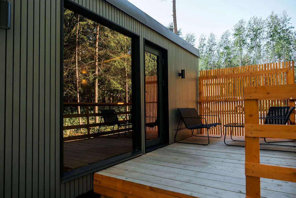 Коттедж Уютный коттедж в тихом сосновом лесу — Ларионово