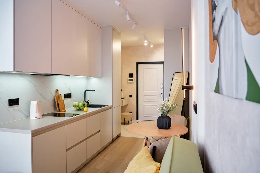 Стильная видовая студия в ЖК Паново Парк на 17 этаже