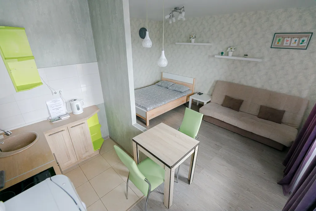 Студия в новом районе