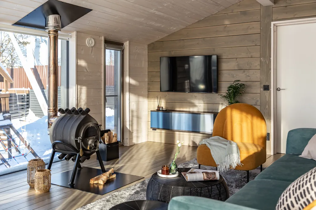 Коттедж Семейный дубльдом у пруда с баней и купелью в Новой Москве — Птичное