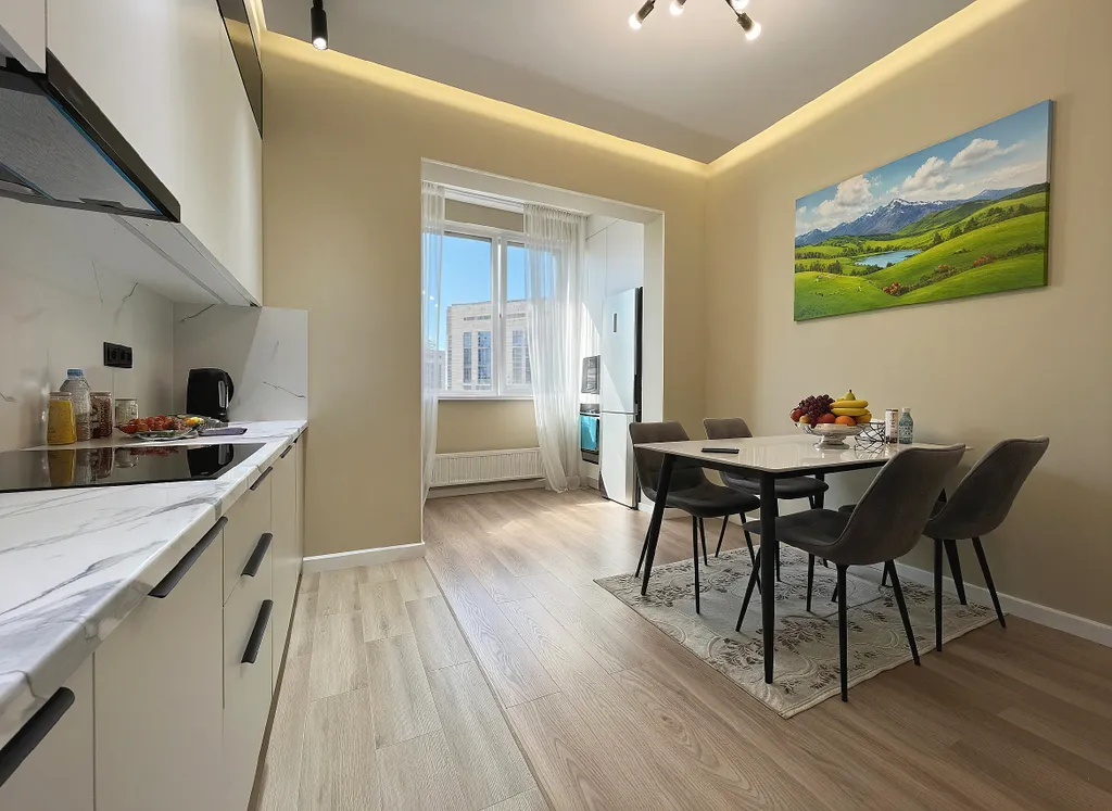 Панорамные апартаменты с дизайнерским стилем