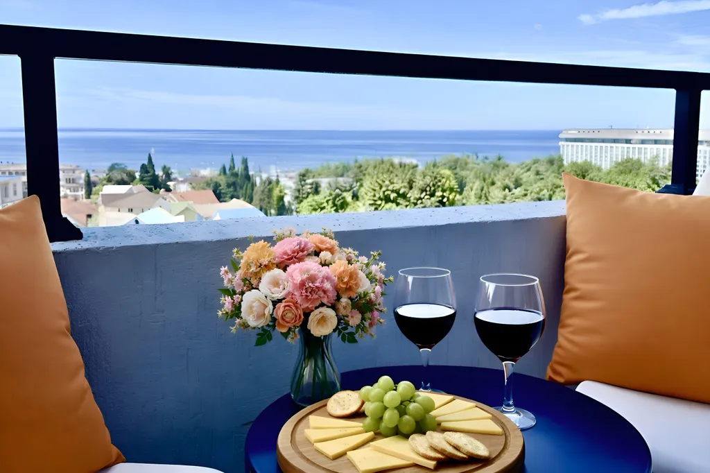 Двухуровневая квартира с шикарным панорамным видом на море