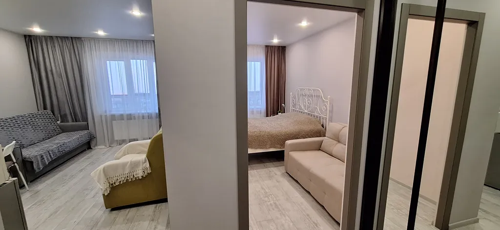 Двухкомнатная евростудия у аэропорта Толмачево