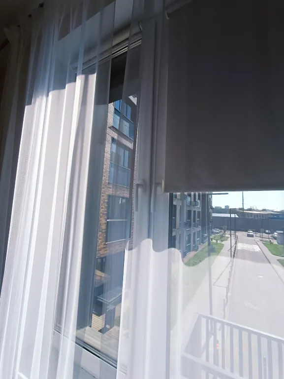 Уютная большая студия с балконом