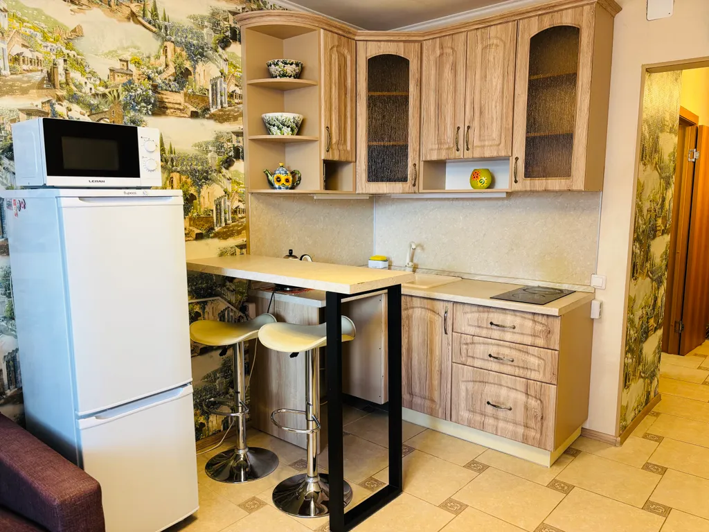 Квартира Квартира Евродвушка в новом доме на набережной — Красноярск