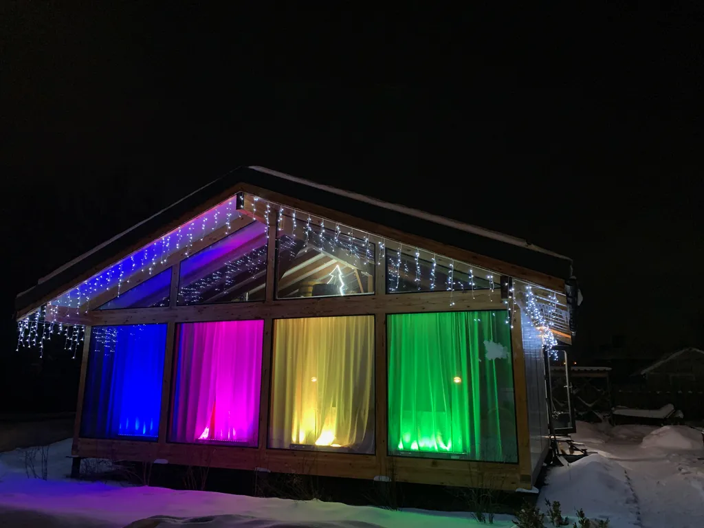 Коттедж Дом с баней в глемпинге Байкал — Павловский Посад