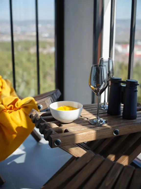 Новая 1-комнатная квартира с видом на город