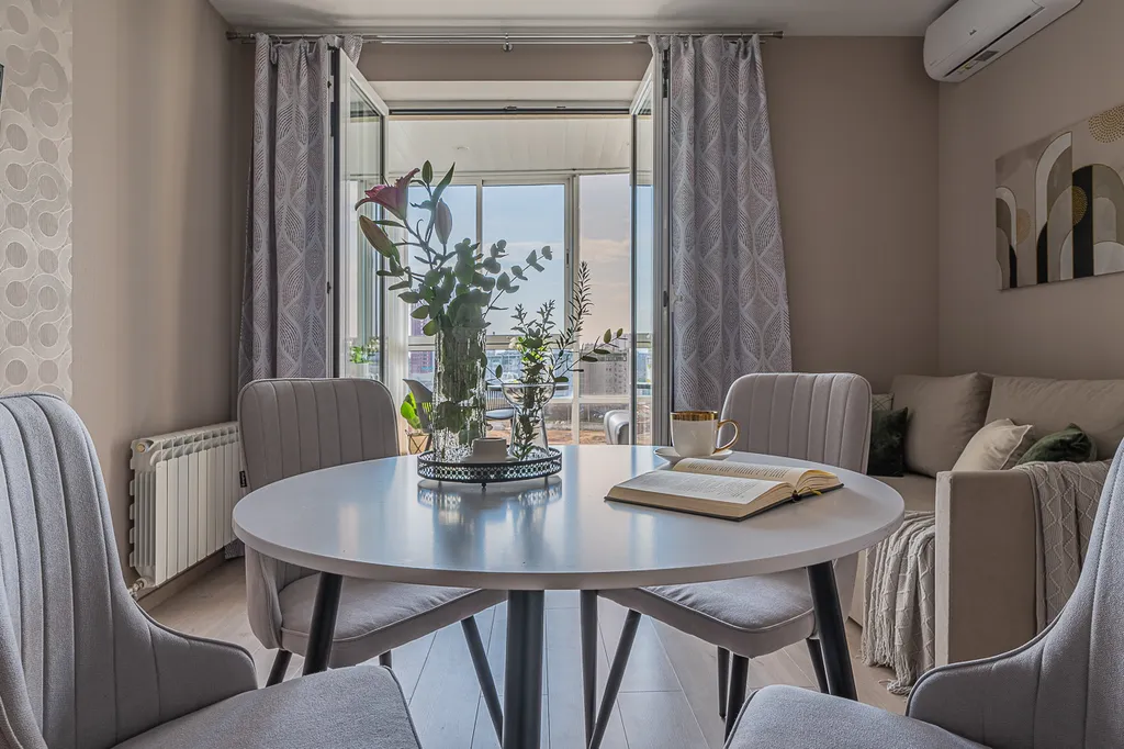 Премиум апартаменты с джакузи и сауной, большая панорамная лоджия