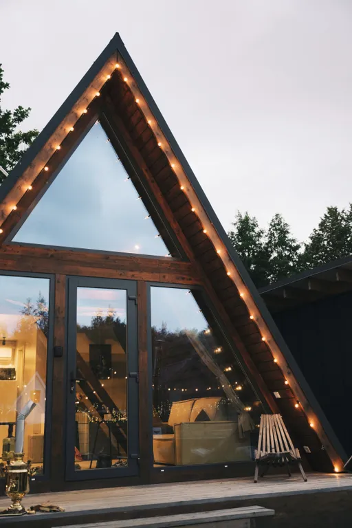 Коттедж Коттедж A-Frame на берегу Ладоги — Сясьстрой