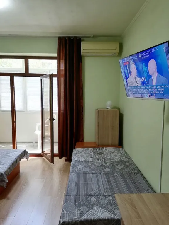 Уютная квартира-студия, с  балконом