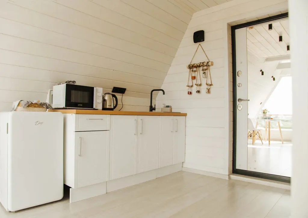 Коттедж Домик A frame с потрясающим видом на Казанку (white) — Казань