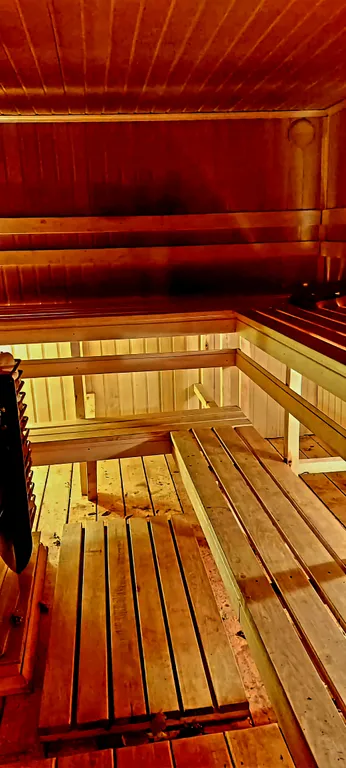 Деревенский дом в окружении леса на берегу озера