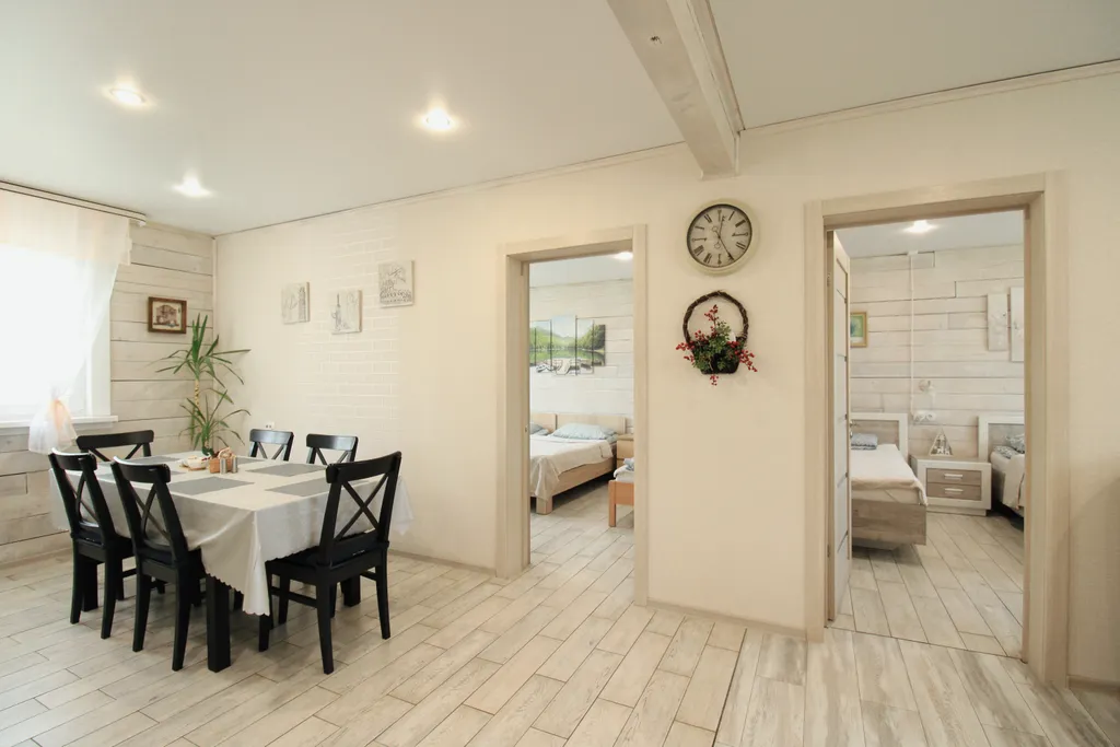 Коттедж Дом из бруса с сауной — Хюмпеля