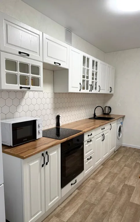 Трёхкомнатная квартира в новом комплексе Междуречье возле реки Камы