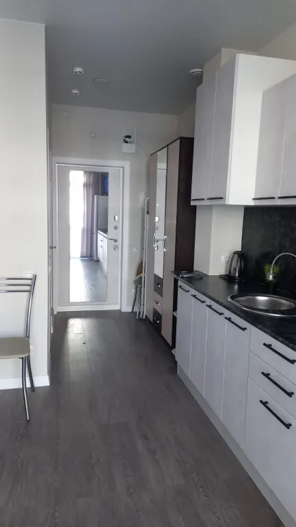 Уютная студия с видом на можжевёловый лес