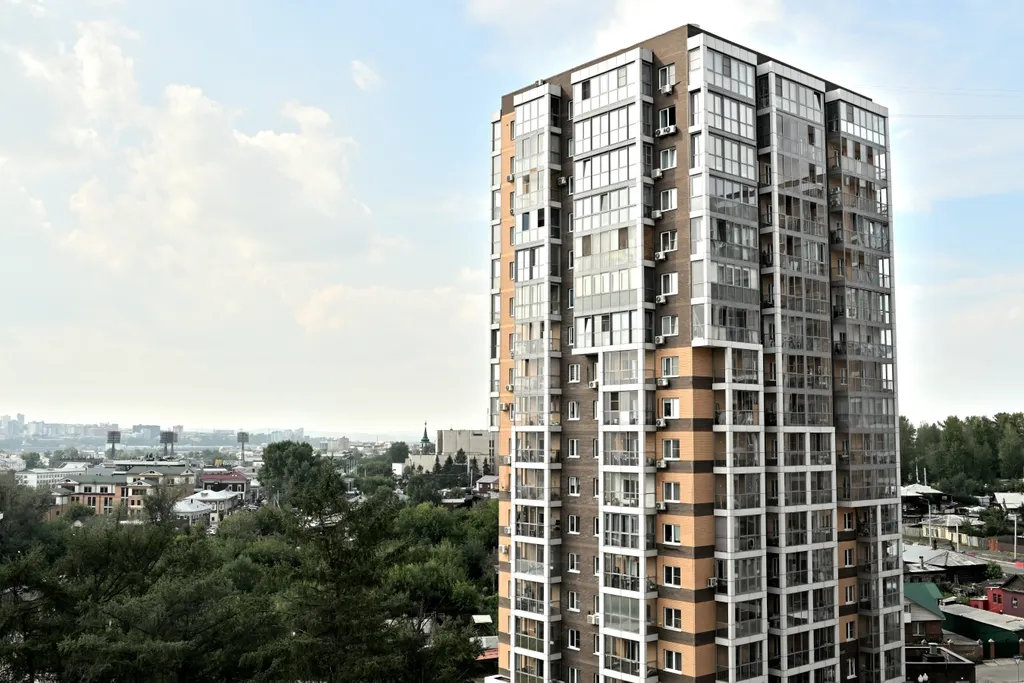 Уютная квартира-студия в центре города с красивым видом