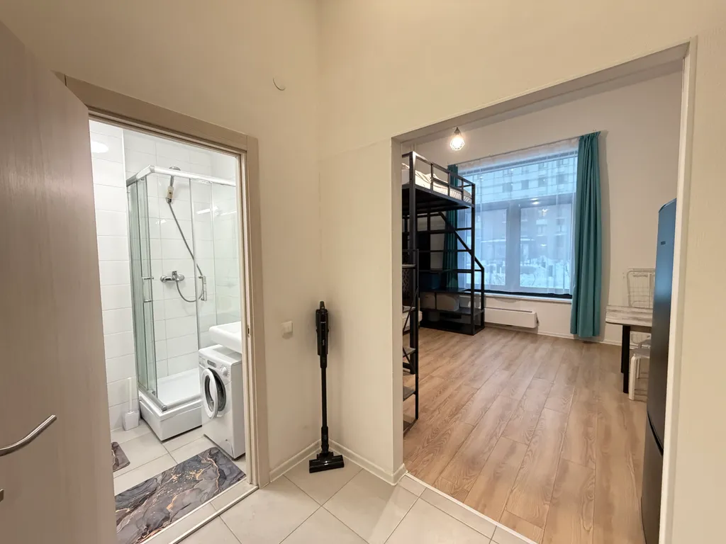 Студия 25 м² у метро Потапово, 100 м до магазинов, ЖК Бунинские Луга