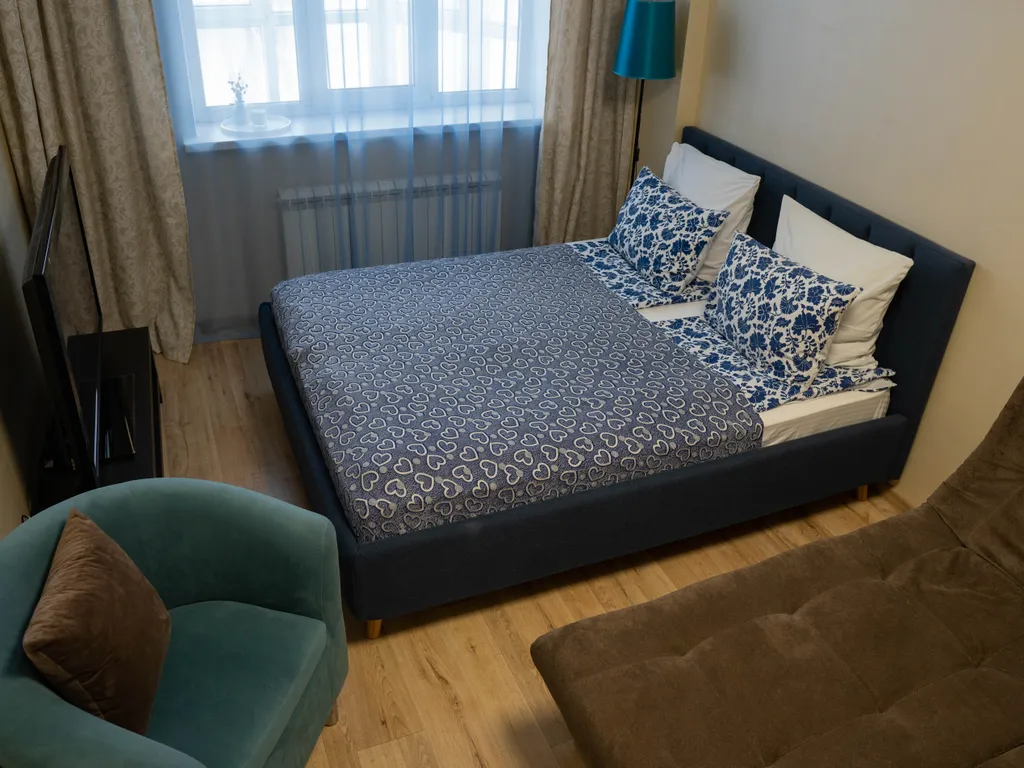 Уютная большая 1- комнатная квартира в центре города в новом доме