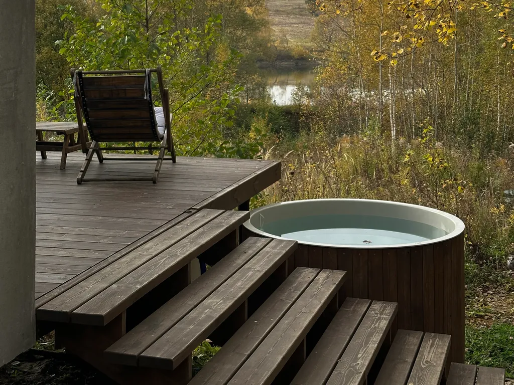 Коттедж Дом с ванной и чаном — Кашира