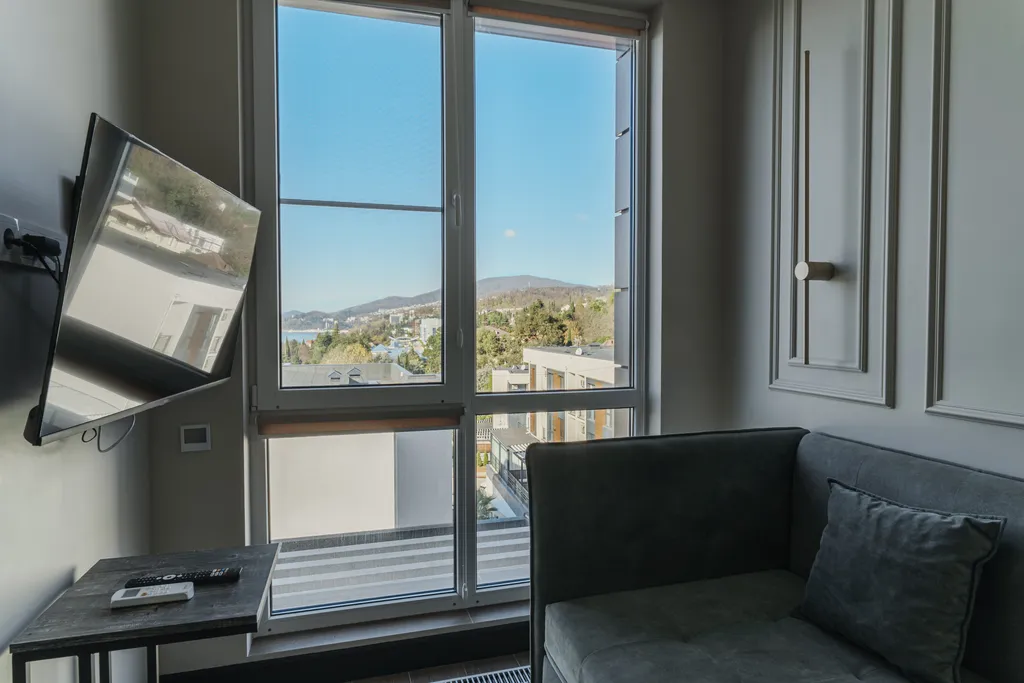 Квартира Квартира Уютная студия с видом на море в ЖК Касабланка — Адлер