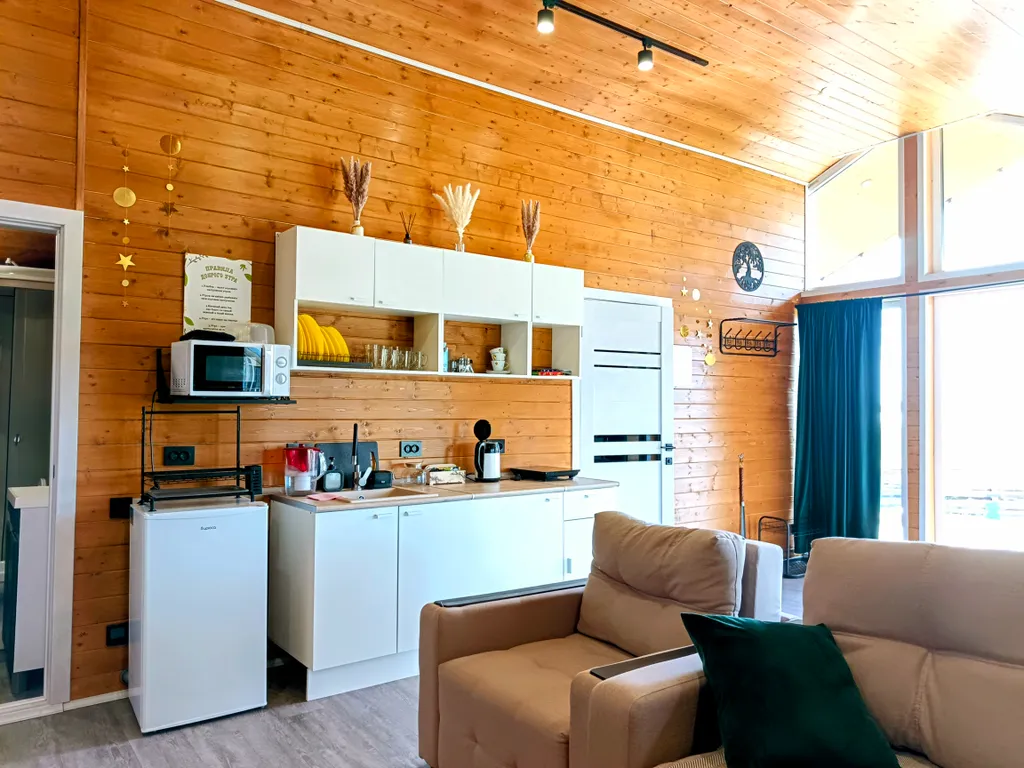 Глемпинг Мечта у Волги с бочкой Фурако