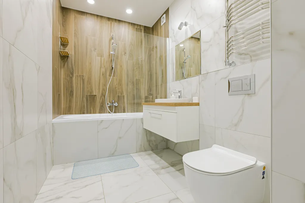 Современная двухкомнатная квартира на 17 этаже