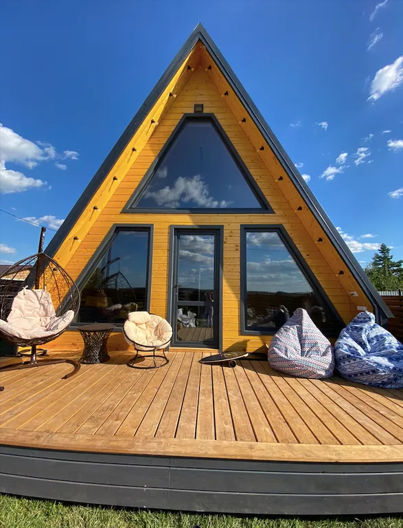 Уютный дом с баней и горячим банным чаном на озере Малый Кременкуль