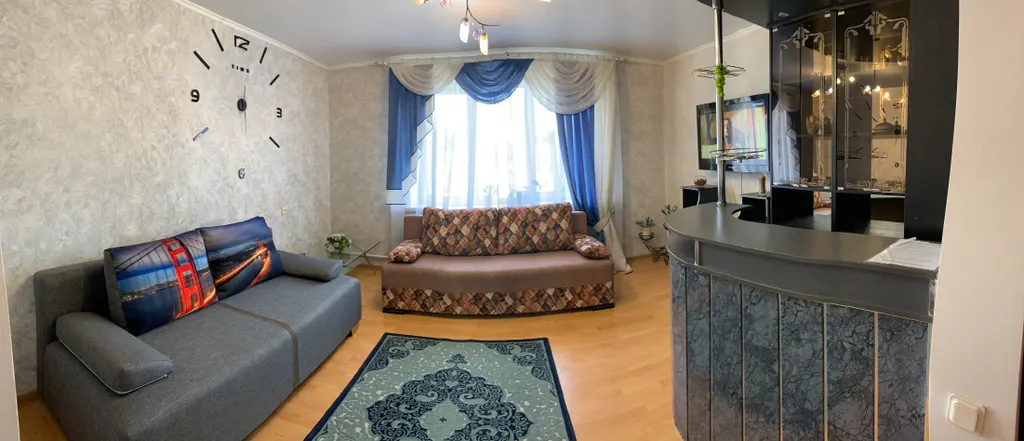 Трёхкомнатная квартира с евроремонтом