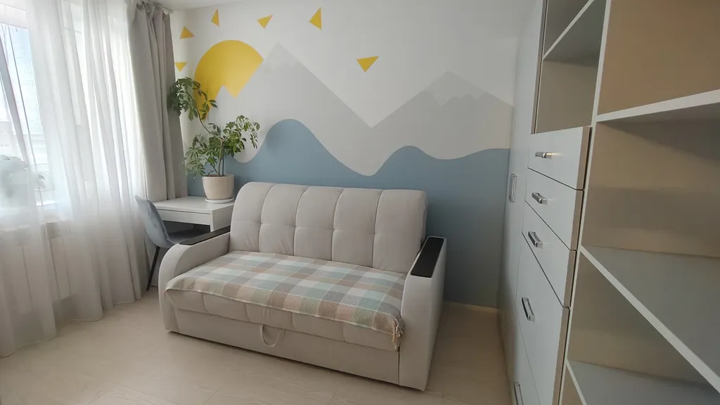 Просторная квартира с двумя спальнями в центре