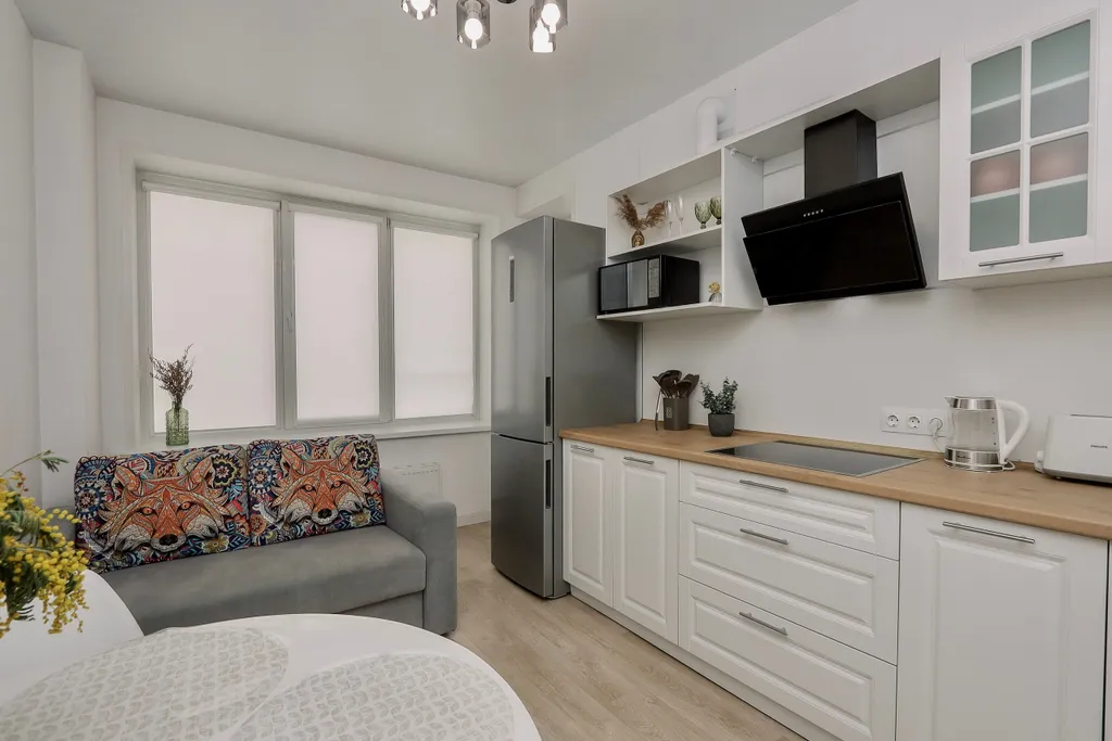 4 Угла: 1К в ЖК Ривьера вблизи набережной пруда, Горького, 151