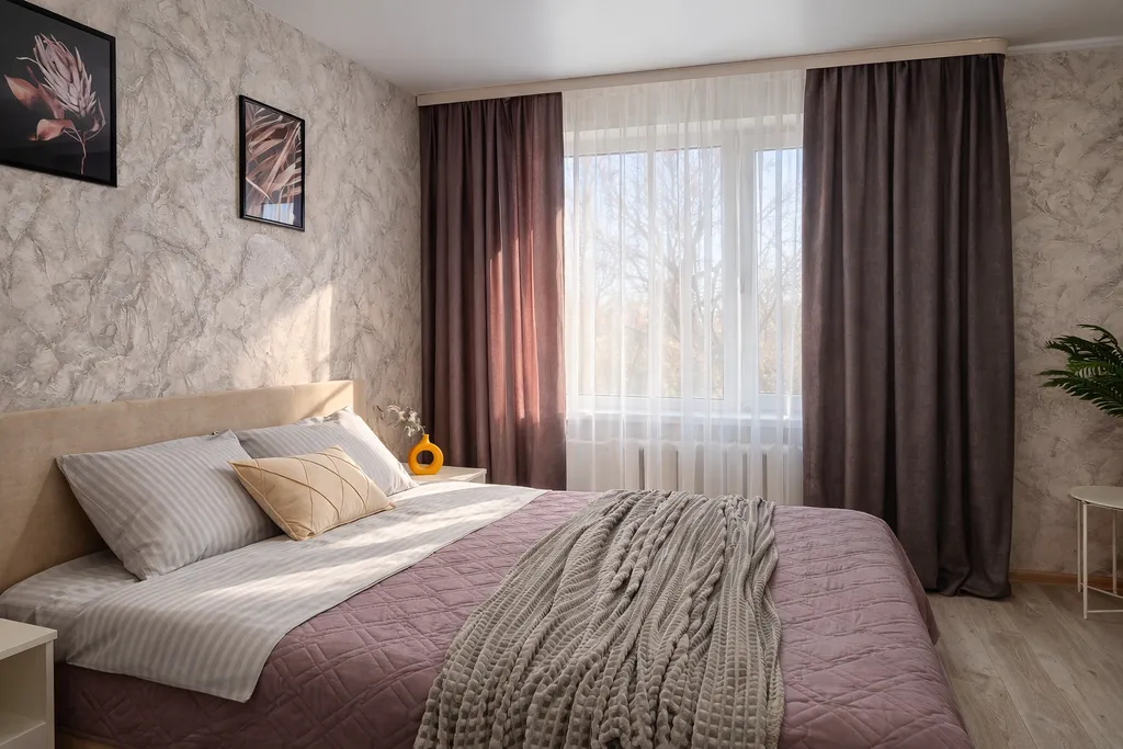 Светлая и теплая 1- к. квартира — аренда посуточно в Сызрань