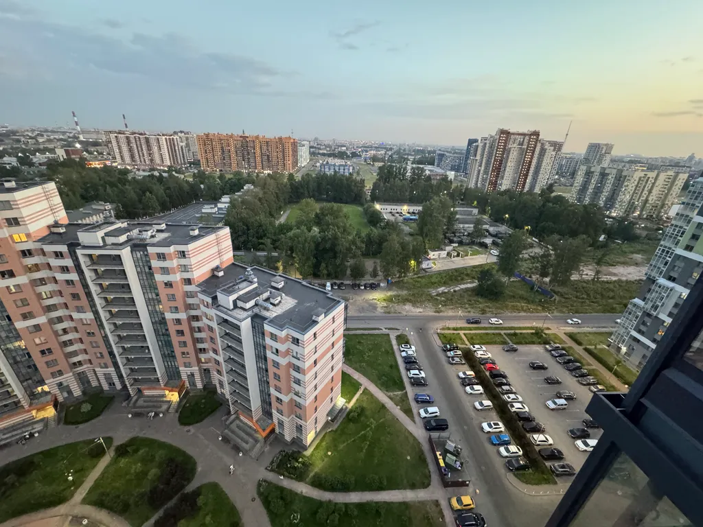 Квартира Уютная 1-комнатная квартира угловая, вид на город — Санкт-Петербург