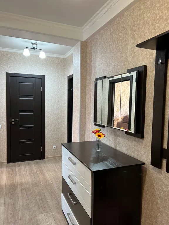 Квартира с красивым видом из окна и новым ремонтом