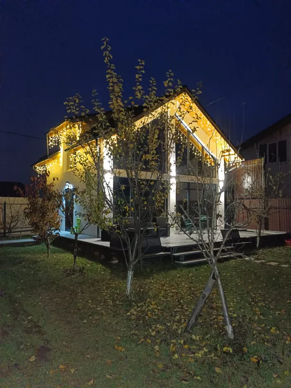 Загородный дом с баней на дровах