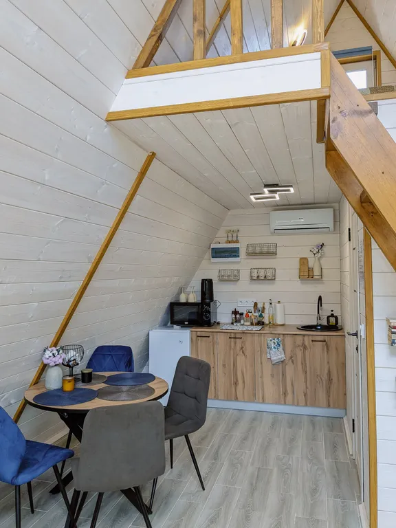 Уютный домик с чаном и баней в сосновом лесу