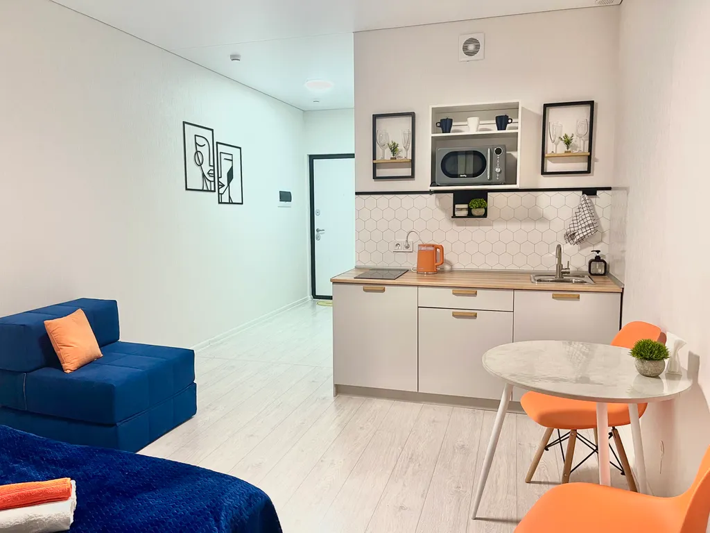 Студия в красивом ЖК на последнем этаже